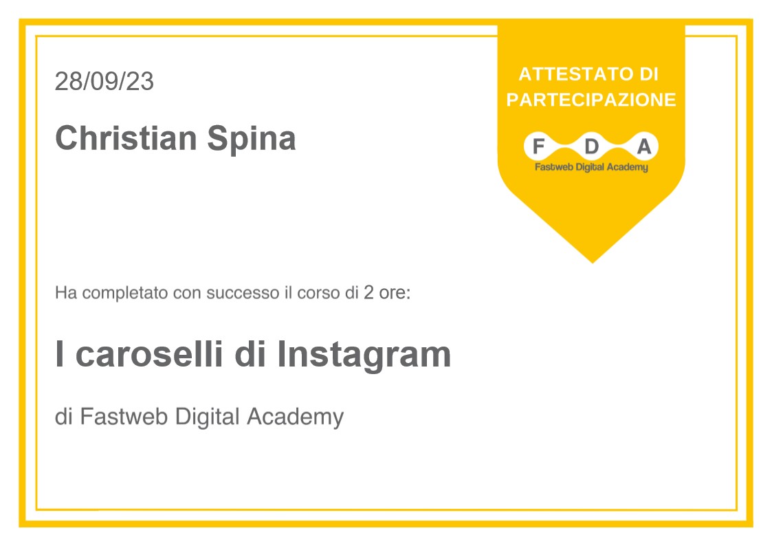 I caroselli di Instagram